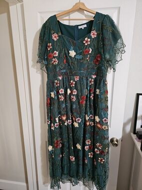 1X Ivy City Co. Flora Dress in Jade